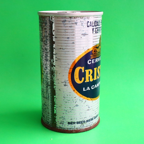 Imagen 2 de 3 de Lata De Cerveza Sellada Colección Perú Cristal La Campeona