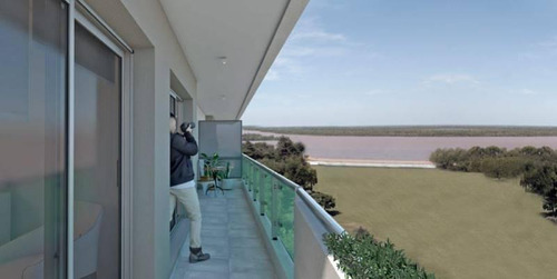 Imagen 1 de 8 de En Venta Departamentos 3 Dormitorios Con Vista Al Río, Con Patio