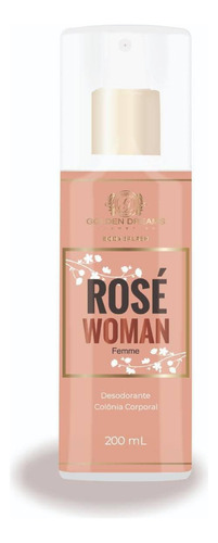 Body Splash Golden Dreams Rose 200ml