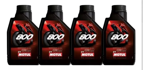 Aceite Motor Gasolina 2t Motul 800 Racing Factory Line 4l