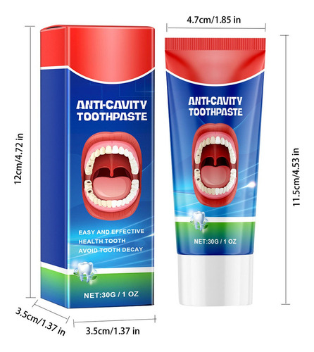 Repara La Caries, Blanquea Los Dientes, Combate La Caries, L