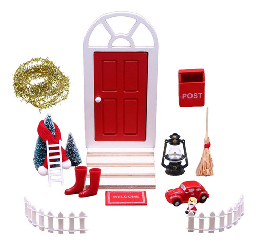 Decoraciones Navideñas Para Casas De Muñecas, Juguetes Simul