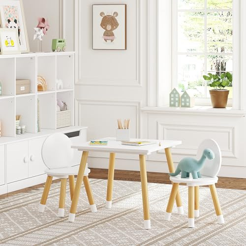 Juego De Mesa Infantil Con 2 Sillas Utex Para Niños Pequeños