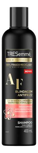  Shampoo Tresemmé Blindagem Antifrizz Frasco 400ml