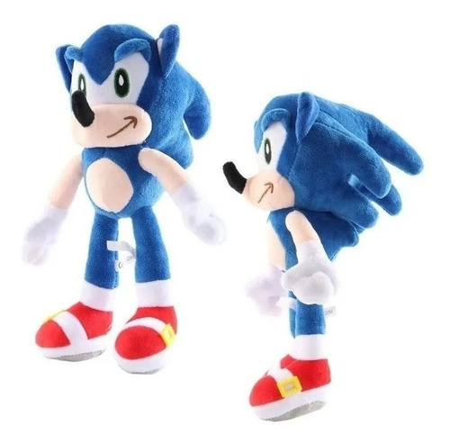 Imagen 2 de 6 de Peluche Muñeco Sonic 30 Cm Importado Playking