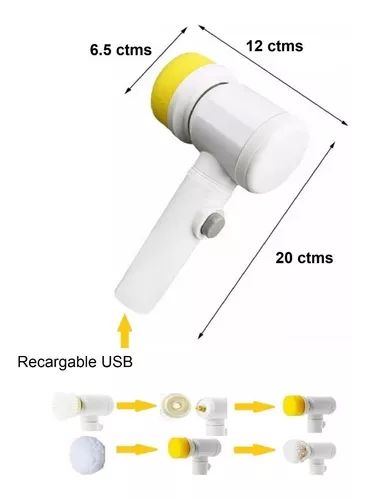 Cepillo de Limpieza Eléctrico 5 en 1 Multifuncional Usb - GDchile