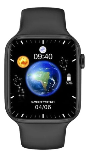 W28pro Smartwatch Bluetooth C/watch Call + Bumper E Pelicula Cor Da Caixa Preto