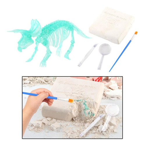 De Excavación De Fósiles De Dinosaurios Bebé 2 Piezas