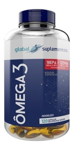 Oleo Peixe Omega 3 18epa/12dha 120 Cáps Global Suplementos