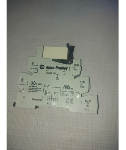 Allen Bradley 700-hlt12u1 Block Relay With 700-tbr2110x