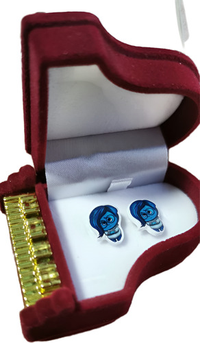Aretes Intensamente - Tristeza, Furia, Alegría, Envidia, Tds
