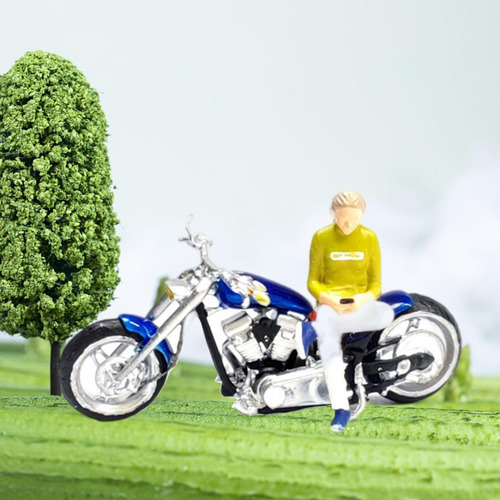 Figura De Resina En Miniatura Para Niña, Modelo De Verde