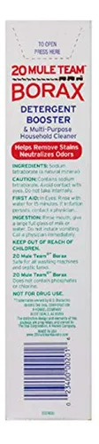Potenciador De Detergente Borax 20 Mule Team, 65 Onzas
