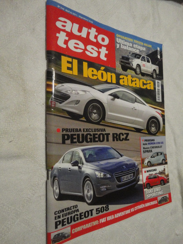 Revista Autotest Nro 246 Abril 2011 - Peugeot Rcz