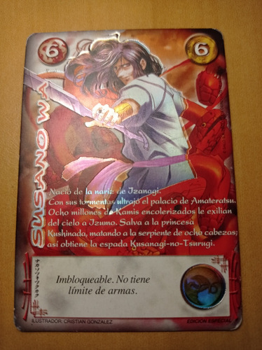 Susano Wa. Carta Mitos Y Leyendas Salo. Edición Especial 