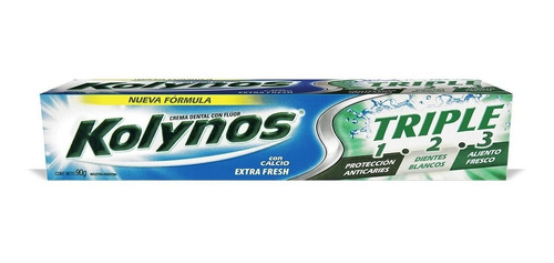 Kolynos® Triple Frescura Crema Dental Con Flúor 90 G