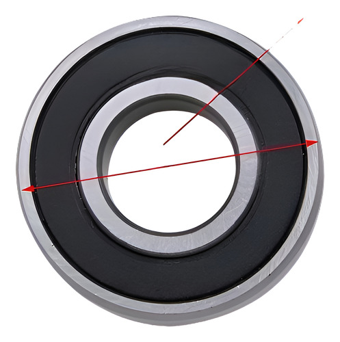 6001 Rs Rodamientos Sellados De Goma 12 X 28 Mm 6001rs Greas