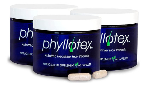 Phyllotex Vitaminas Para El Crecimiento Del Cabello Para Muj