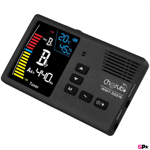 Afinador Metronomo Instrumentos De Viento Recargable 5 En 1