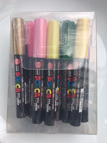 Set Uni Posca Marcadores 21 Colores 1m - Original Japonés