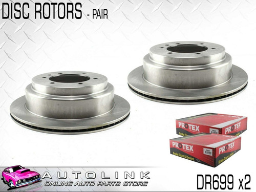 Discos Freno Trasero Nissan Patrol Y61 Tb4800  A 28 Dias Par