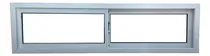 Comprar Aberturas Ventana Aluminio Blanco Entero 150x40 Vidrios 4 Mm