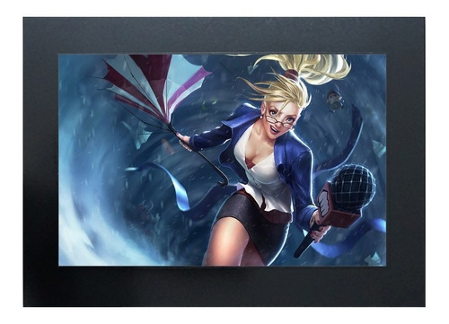 Cuadro De Janna Reportera Del Clima League Of Legends