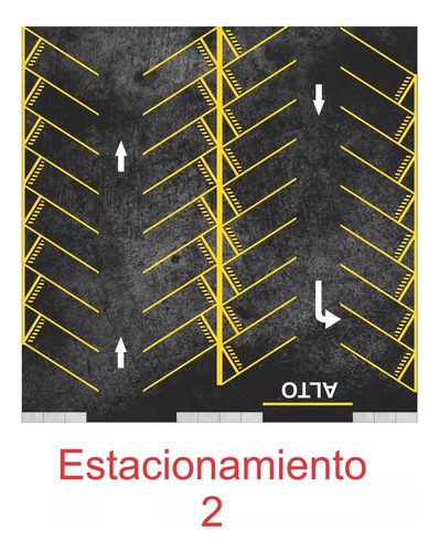 Diorama Papercraft Hot Wheels Esc 1/64 Estacionamientos Estacionamiento 2 (Usado)
