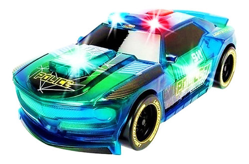 Auto Relampago Police Luces Sonidos Dickie Toys Mundo 63001t