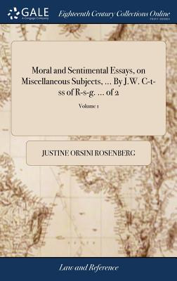 Libro Moral And Sentimental Essays, On Miscellaneous Subj...