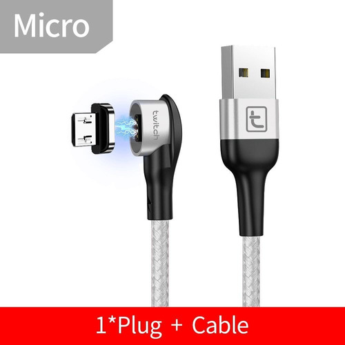 Cable Compatible Con Tipo C Micro Usb iPhone Carga 3.0a 1 Mt