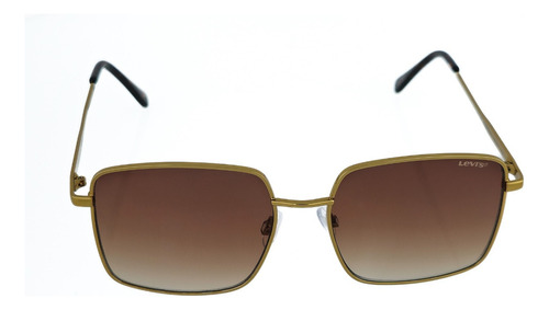 Gafas Levis Outlook X13145 Color Dorado Lente Marrón Varilla Dorado Armazón Dorado