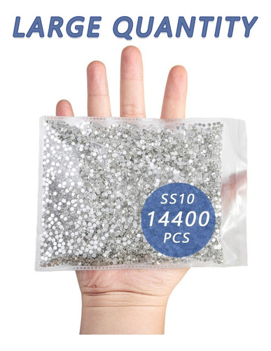 14400pcs Diamantes De Imitación Bulk Para Uñas ,ss10
