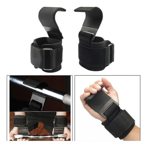 Correas De Levantamiento For La Muñeca, Puños Con Gancho Pa