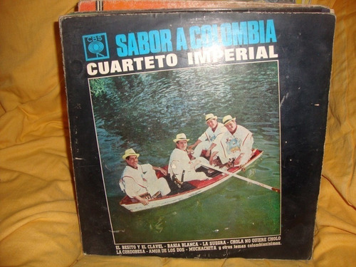 Vinilo Cuarteto Imperial Sabor A Colombia Aaa C1