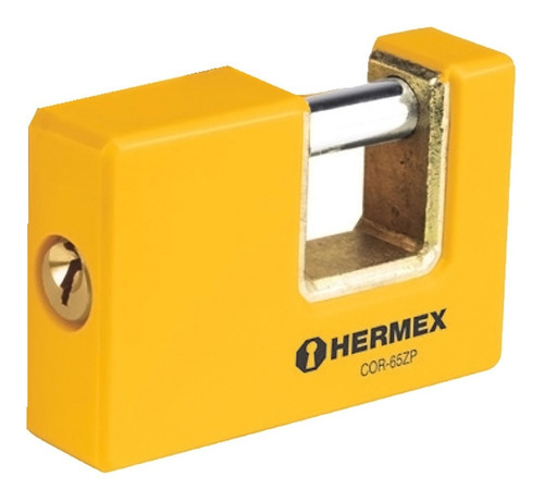 Candado Seguridad Blindado Antipalanca Hermex 75mm 2 Llaves