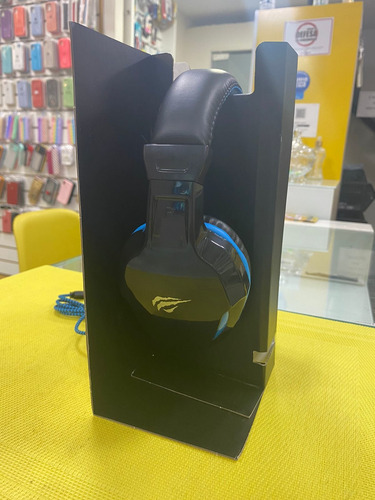 Imagem 3 de 8 de Headset Gamer Havit Linha Gamenote H763d P2 3.5mm Azul Red