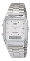 Comprar Reloj Pulsera Casio Casio Con Correa De Acero Inoxidable Color Plateado - Fondo Blanco