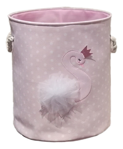 - Cesta Organizadora De Ropa Sucia Con Diseño De Cisne,