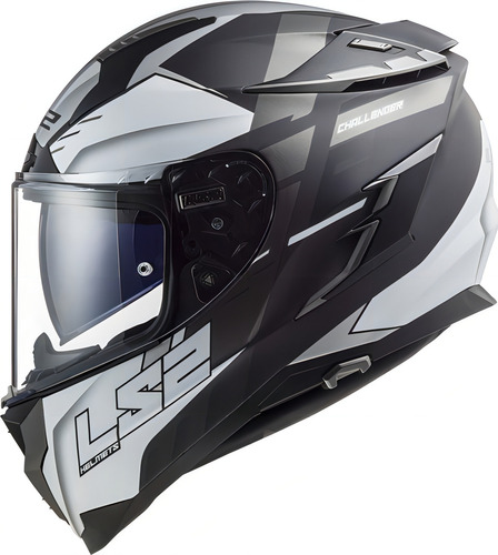 Casco moto integral Ls2 327 Challenger Allert talle M