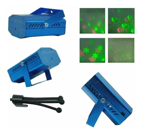 Imagen 2 de 5 de Proyector De Figuras Laser Led Navideño
