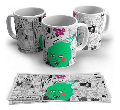 Ekubo Mob Psycho 100 Taza Anime Personalizada 5