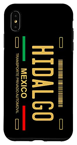 Funda Para iPhone XS Max Hidalgo License Plate-02