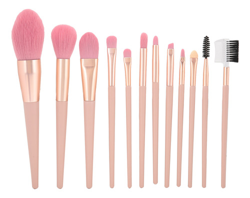 Juego De 12 Brochas De Maquillaje Para Rubor Facial En Polvo