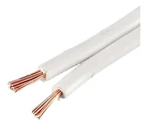 Comprar 7 Rolos Fio Cabo Cordão Paralelo Branco 2x2,5mm C\u002F100mt Cada