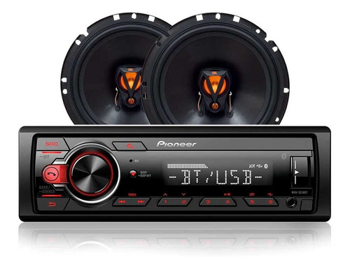 Radio Pioneer - Bluetooth + Falante Jbl Selenium 6 Polegadas