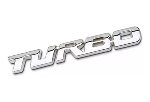 Logo Emblema Turbo Metalico + Adhesivo Para Varias Marcas