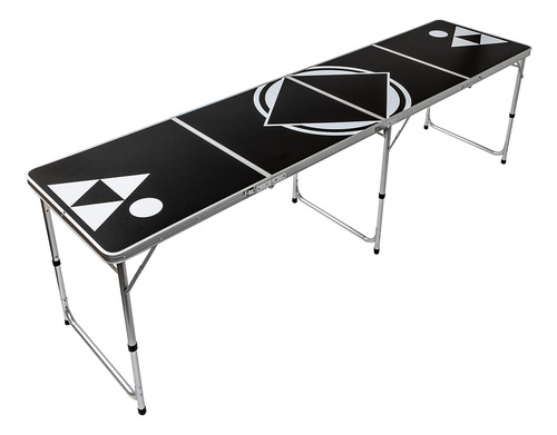 Mesa Plegable De 8' Para Pong Con Estante
