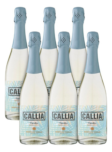 Champagne Callia Tardío Dulce 750 Ml X6