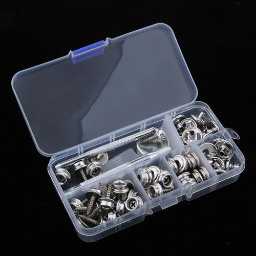 Kit De Fixação De Parafuso Com Botão De Pressão 2 Peças